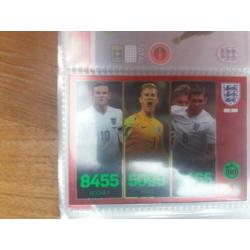 Panini England Adrenalyn XL voetbalplaatjes Engeland editie
