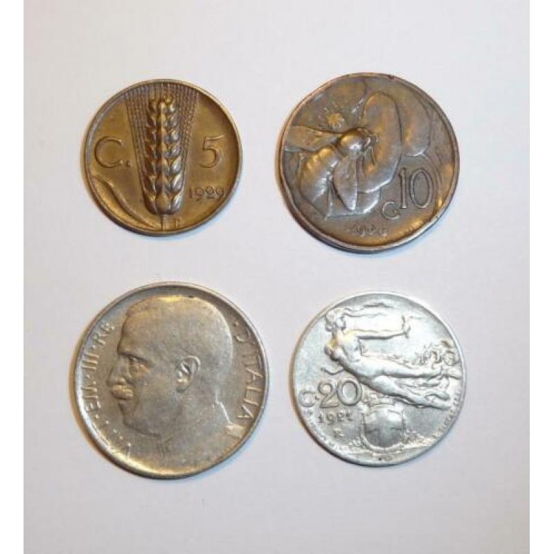 Munten Italie, Vittorio Emanuele III, 1921 - 1937