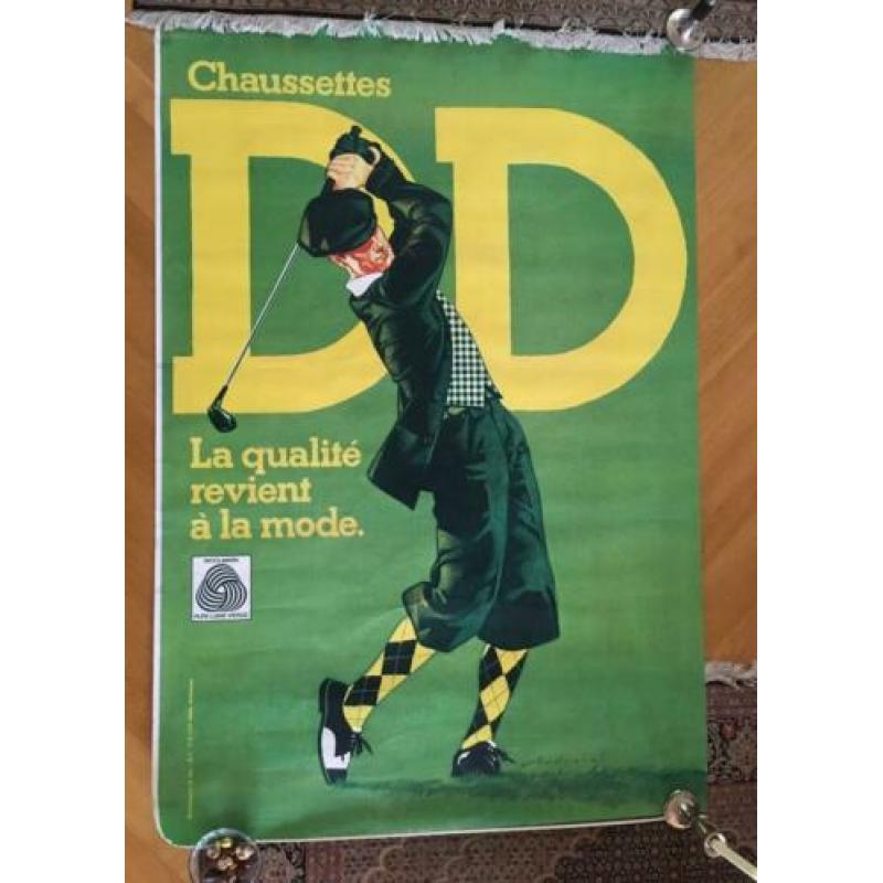 Grote affiche DD chaussettes