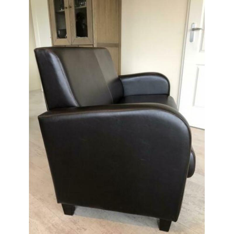 2-persoons fauteuil leer