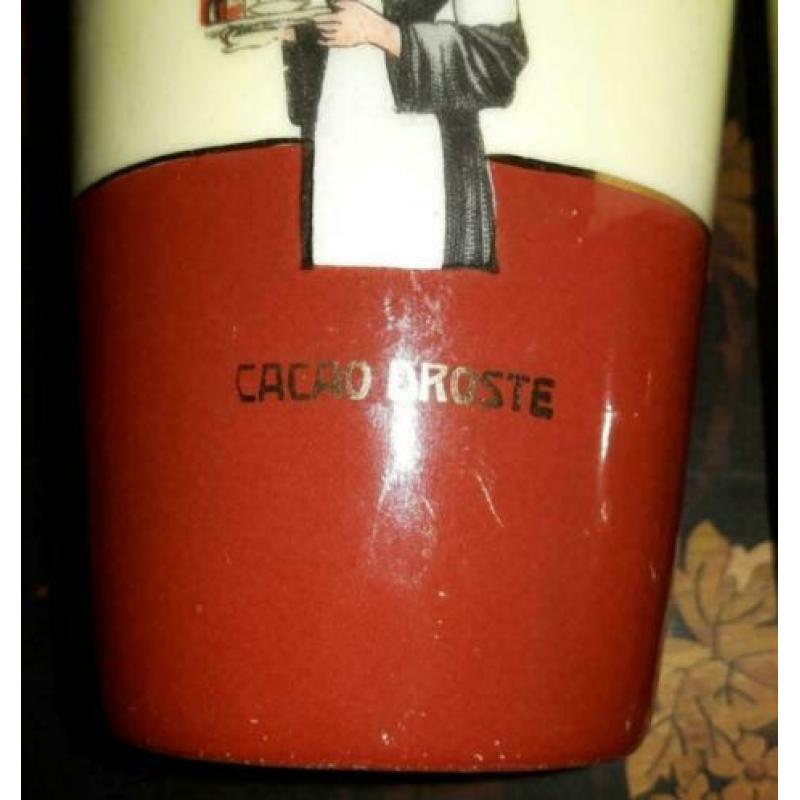 2 Droste chocolade bekers,