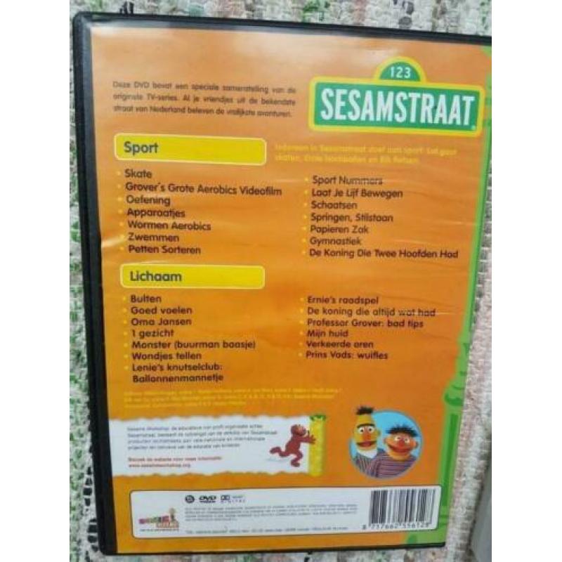 Bert en Ernie dvd sport en lichaam