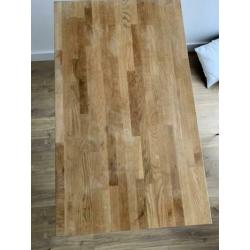 120x70 eiken eettafel