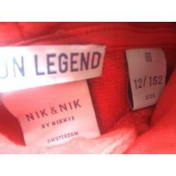 Nik & Nik hoodie trui 152 jongen rood