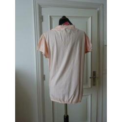 NIEUW Maat 42-44. licht Roze. Shirt/Topje, 100% katoen Het