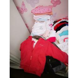 Groot pakket baby kleertjes 50-56