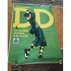 Grote affiche DD chaussettes