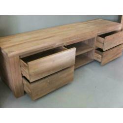 Aanbieding! Teak tv meubel ‘Bromo’ 200 cm