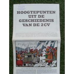 Citroen verzameling. Folders enz. DS /Ami / 2CV enz.