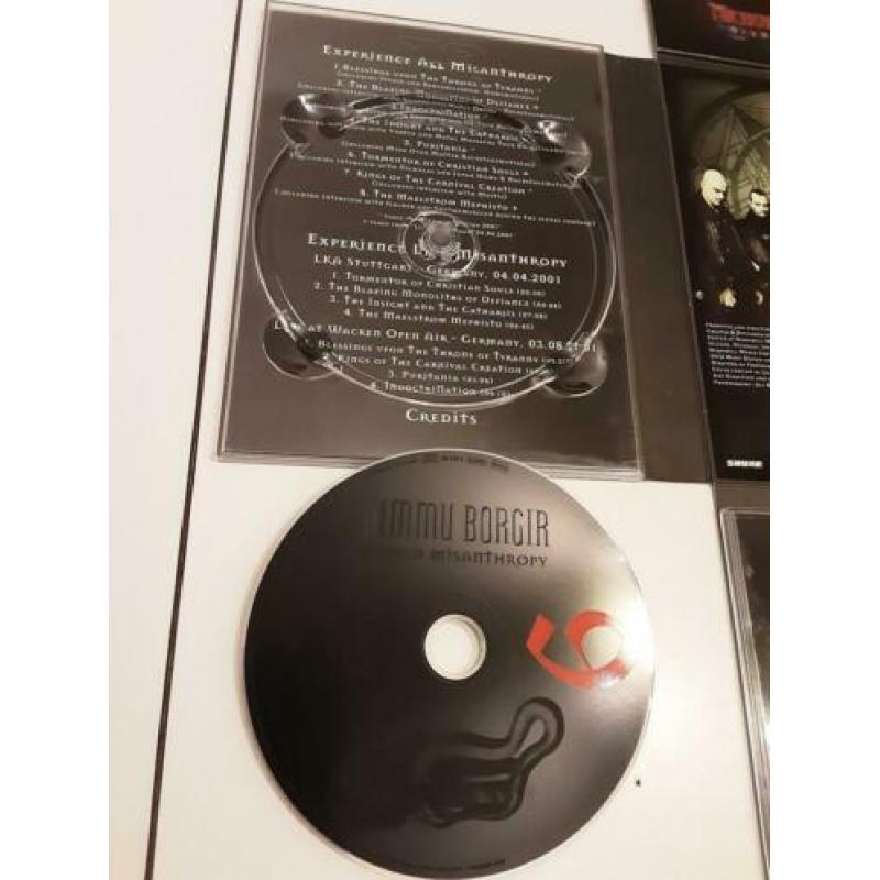 3 dvd Dimmu Borgis World Misanthrophy Live hard rock metal