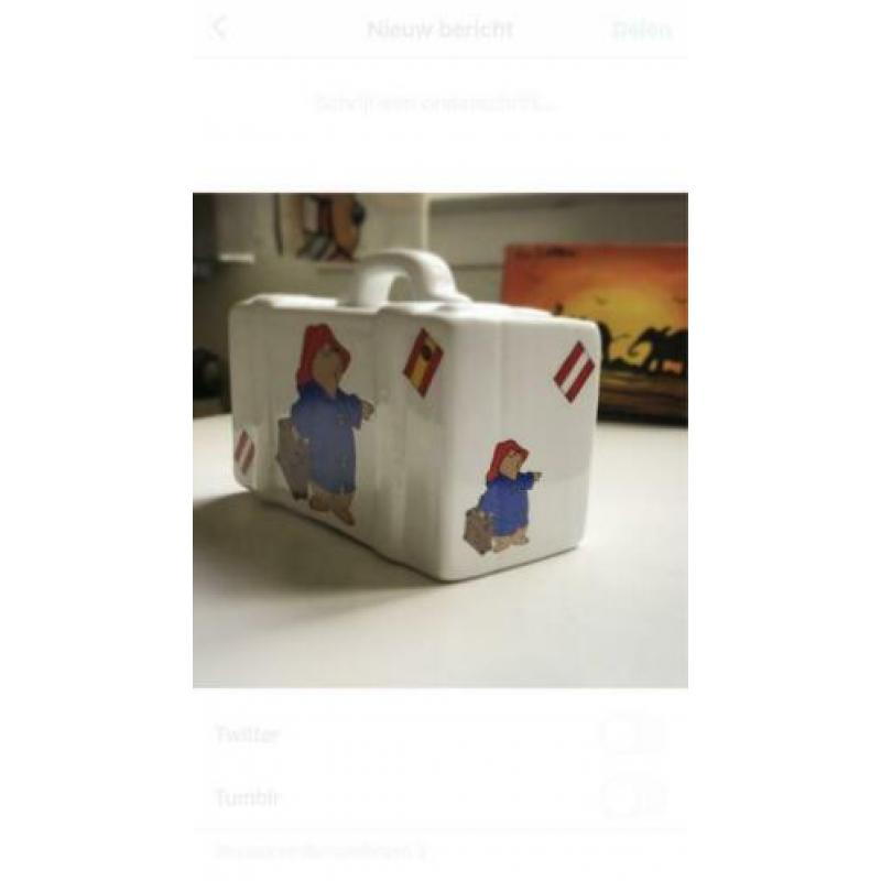 Paddington Bear - Reutter Porzellan - porseleinen spaarpot