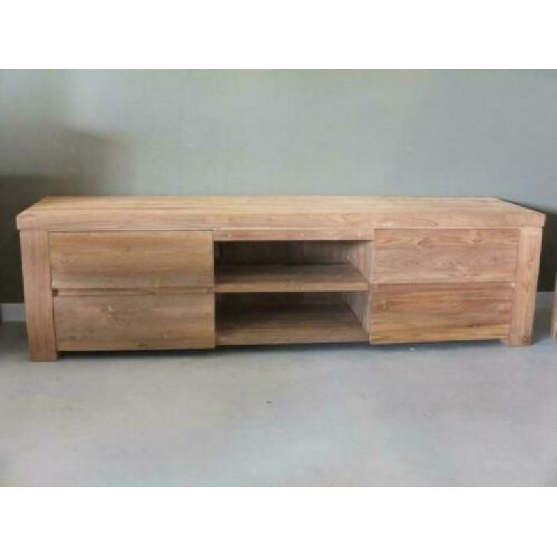 Aanbieding! Teak tv meubel ‘Bromo’ 200 cm