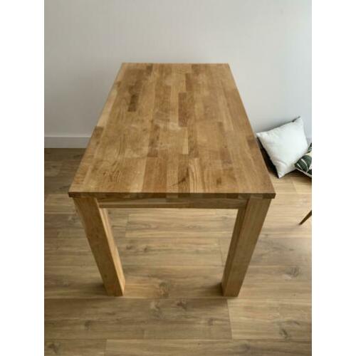 120x70 eiken eettafel