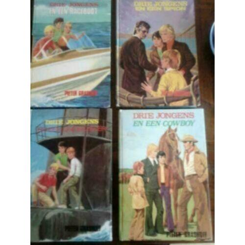 Jongensboeken, 4 stuks in één koop