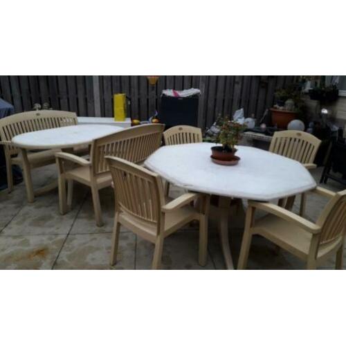2x Hartman prestige tuinset geel 225 €