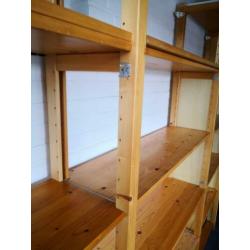 Lundia stelling stellingkast schappen kast wandsysteem