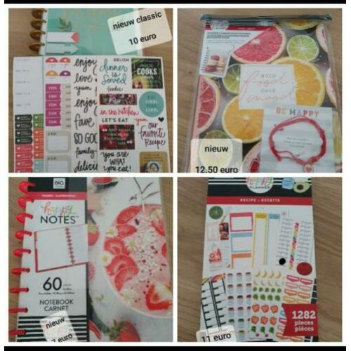happy planner recepten set (alle foto's)