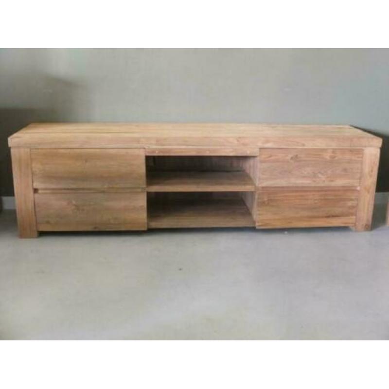 Aanbieding! Teak tv meubel ‘Bromo’ 200 cm