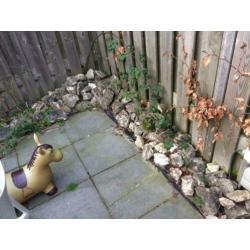 Stenen voor in de tuin