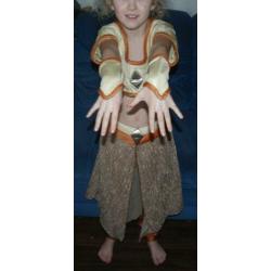 3 delig-outfit, maat 140/146 Buikdanseres