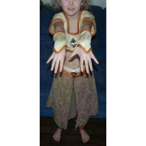 3 delig-outfit, maat 140/146 Buikdanseres
