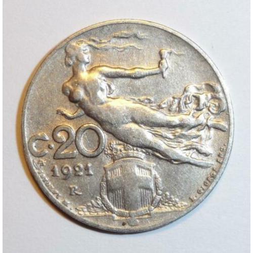 Munten Italie, Vittorio Emanuele III, 1921 - 1937