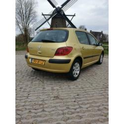 Peugeot 307 1.6 16V XR 5DR 2002 Geel