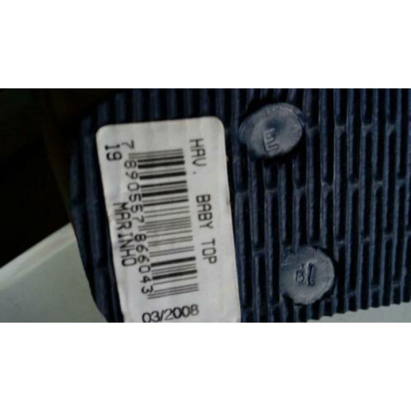 Baby havaianas blauw 19 NIEUW