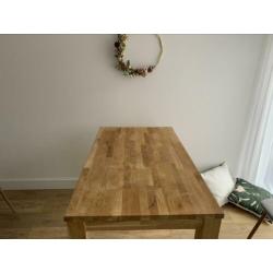 120x70 eiken eettafel