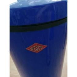 Wesco blauw 60 cm hoog 20 l kickmaster