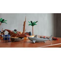 Piraten set Eiland en Kist Piraten Playmobiel