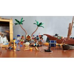 Piraten set Eiland en Kist Piraten Playmobiel