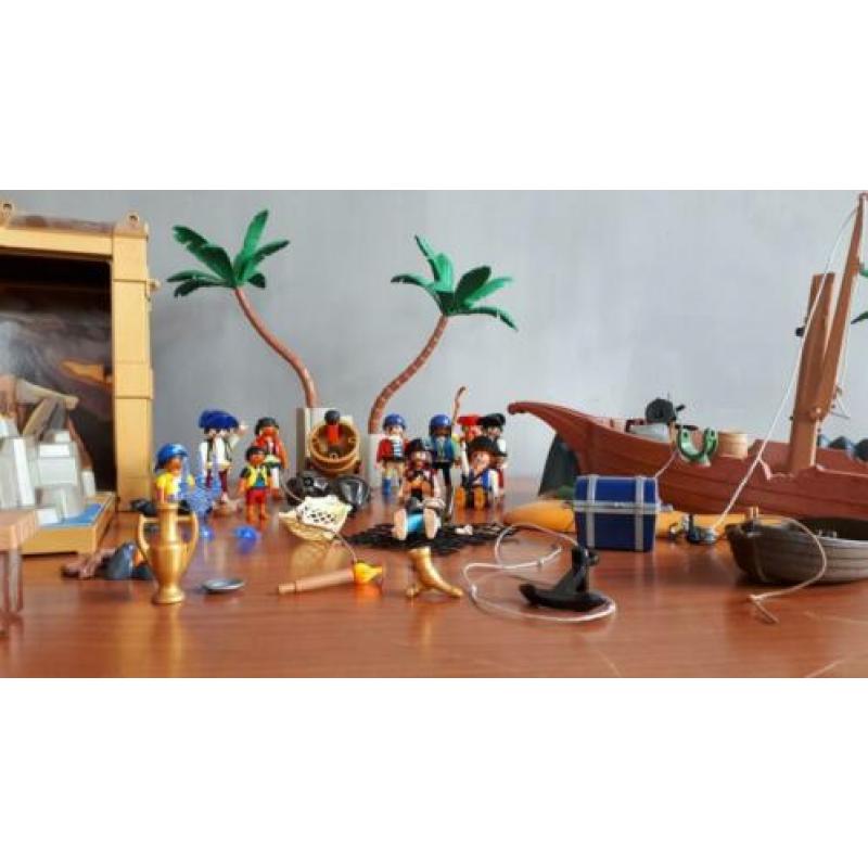 Piraten set Eiland en Kist Piraten Playmobiel