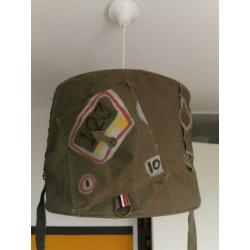 Mooie canvas lamp (colorique) voor stoere kinderkamer