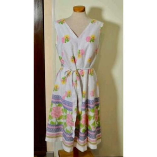 Originele Sixties zomerjurk maat M