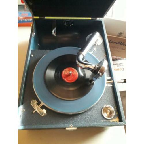 mooie His Master Voice koffergrammafoon
