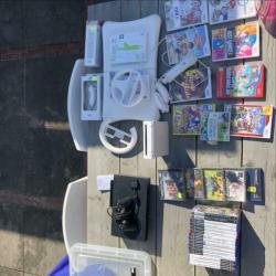 Nintendo Wii en PlayStation 2 met spellen