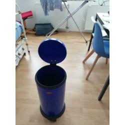 Wesco blauw 60 cm hoog 20 l kickmaster