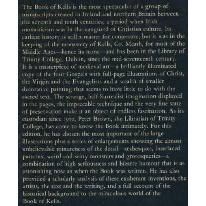 The book of Kells; Trinity College Dublin; 1980