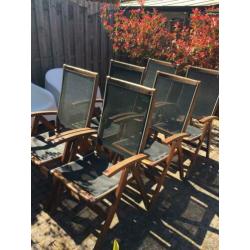 Tuinstoelen 6 stuks