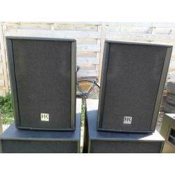 2x HK PR:O 12 speakers.