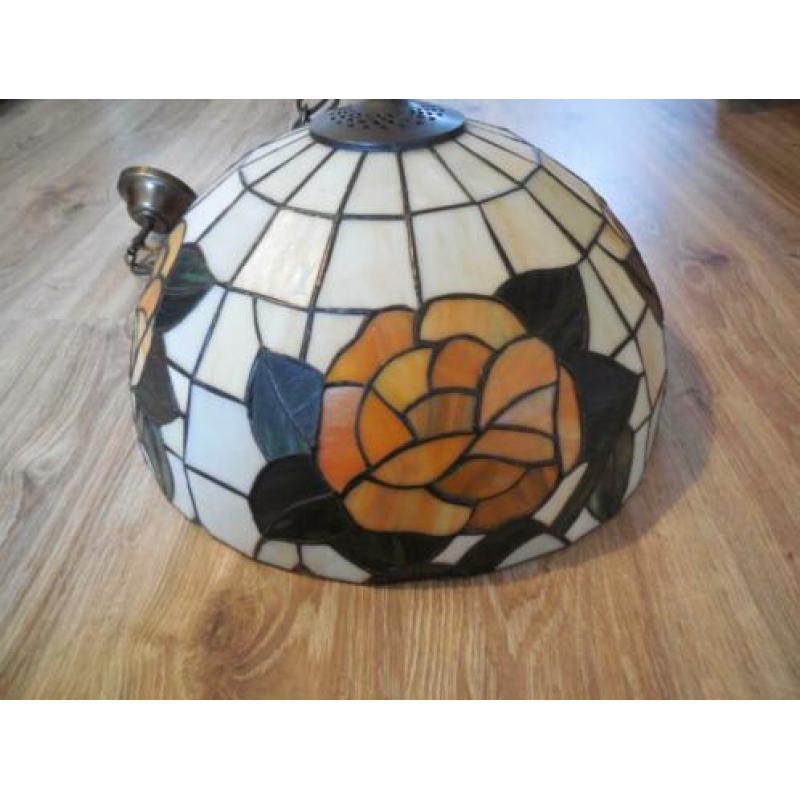 Prachtige grote tiffany hanglamp van ca. 40 cm