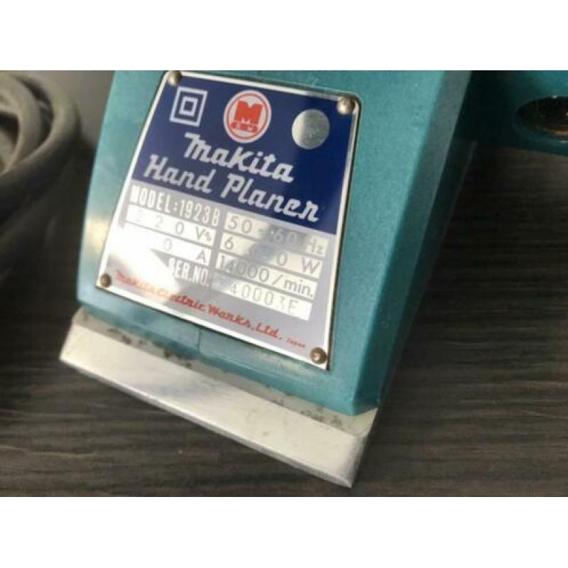 Makita schaafmachine 82mm schaaf 1923B N1923BK