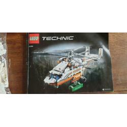 Lego 42052 heavy lift helicopter met motor