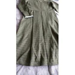 Vintage jurk met kant aan mouw 38/40