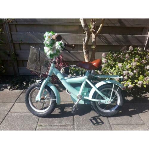 Kinderfietsje, mint groen