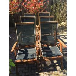 Tuinstoelen 6 stuks