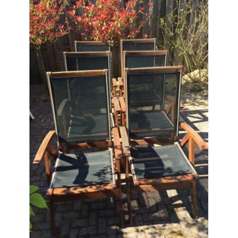 Tuinstoelen 6 stuks