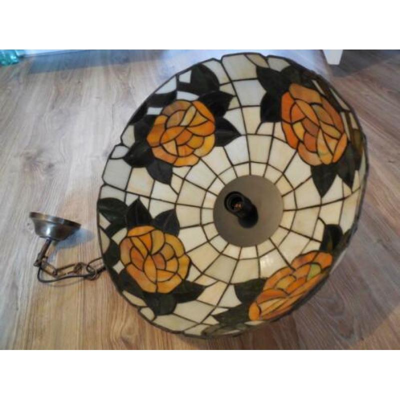 Prachtige grote tiffany hanglamp van ca. 40 cm