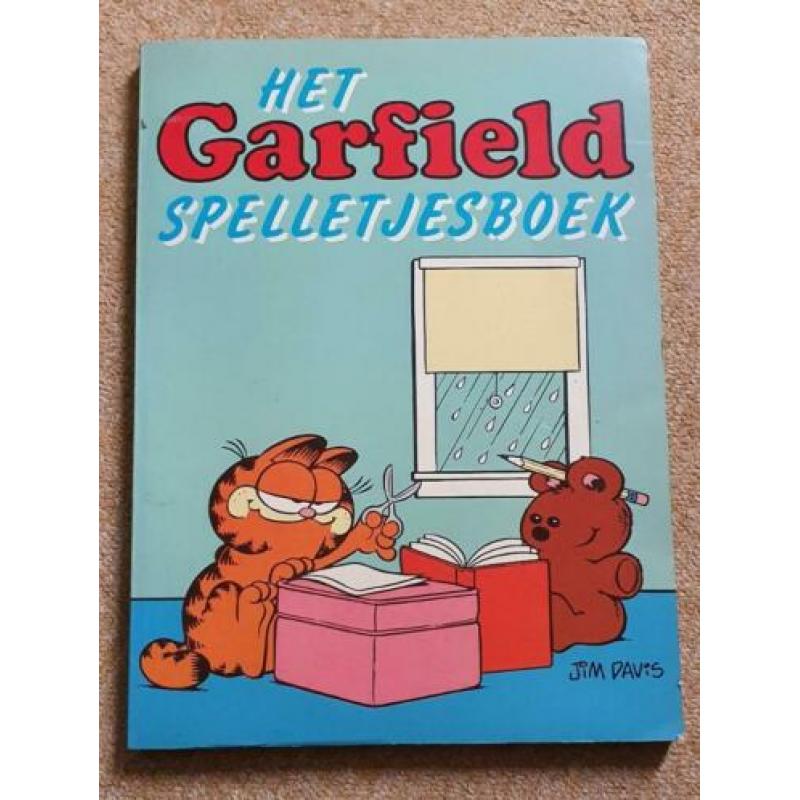 Garfield 1980 spelletjes boek